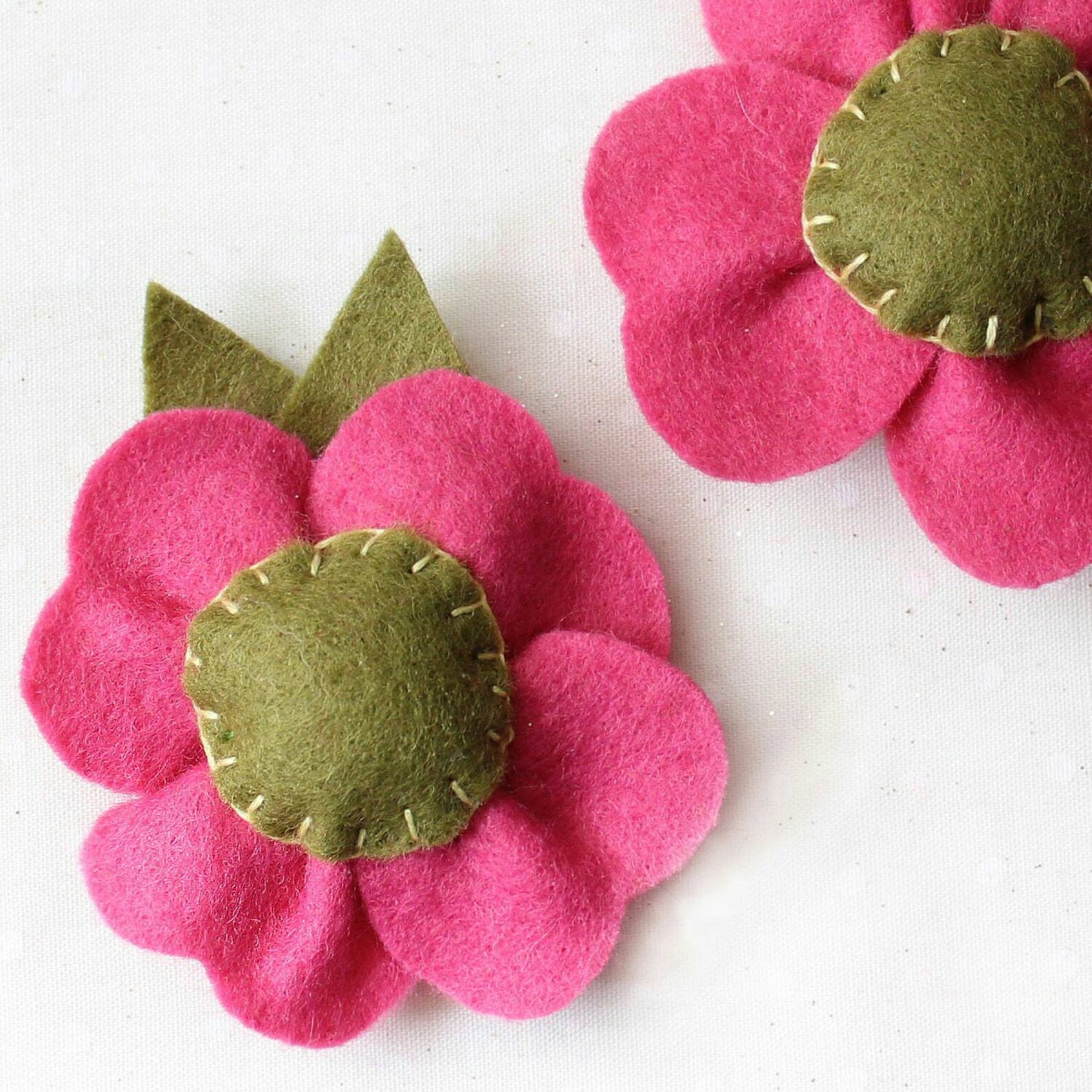 Dog Collar Flower Felt Poppy Collar Corsage Colourful Dog Etsy