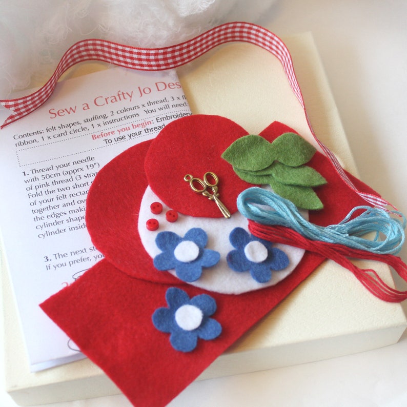Sew Your Own Pincushion Felt Pincushion Making Kit Make Your Etsy UK