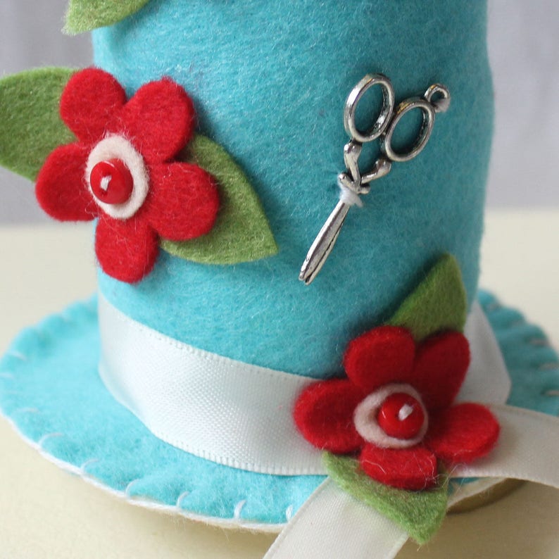 Felt Pincushion Sewing Craft Kit Make Your Own Hat Pincushion Etsy UK