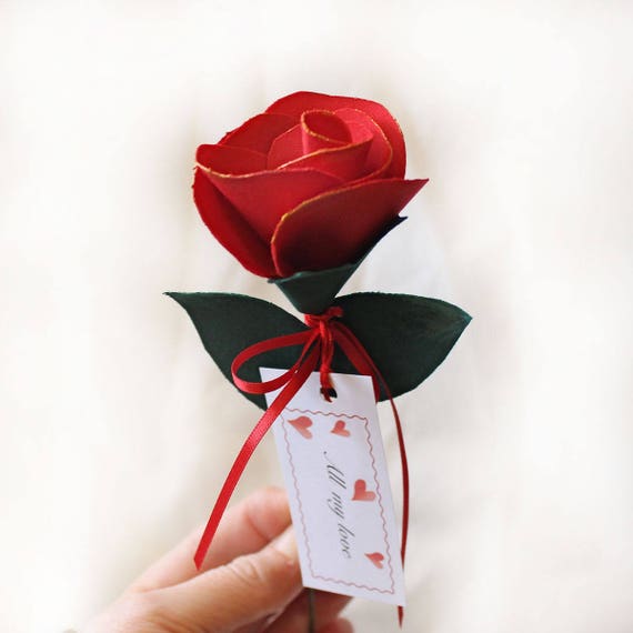 Valentine's Day Single Red Rose