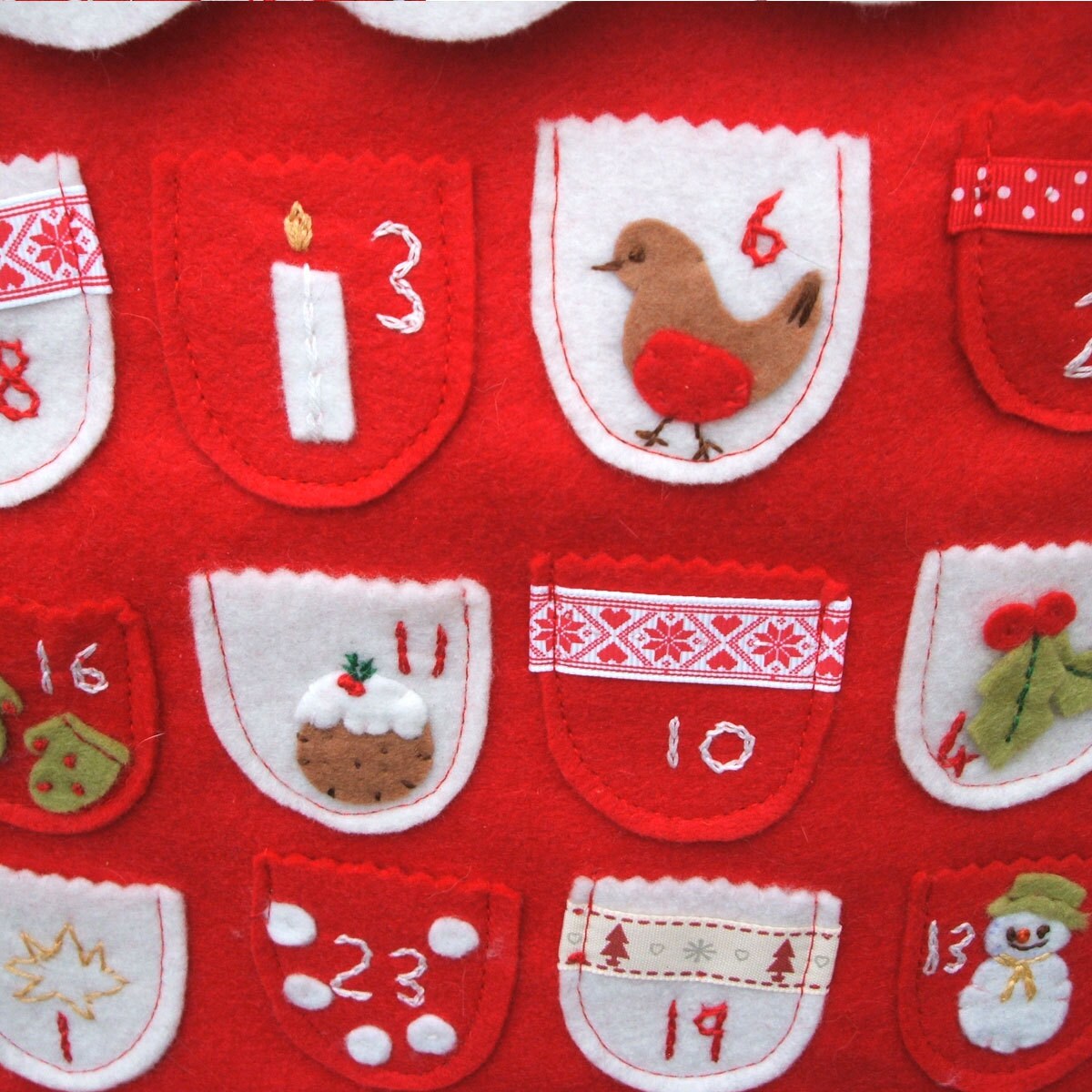 Christmas Stocking Advent Calendar Personalized Festive Etsy