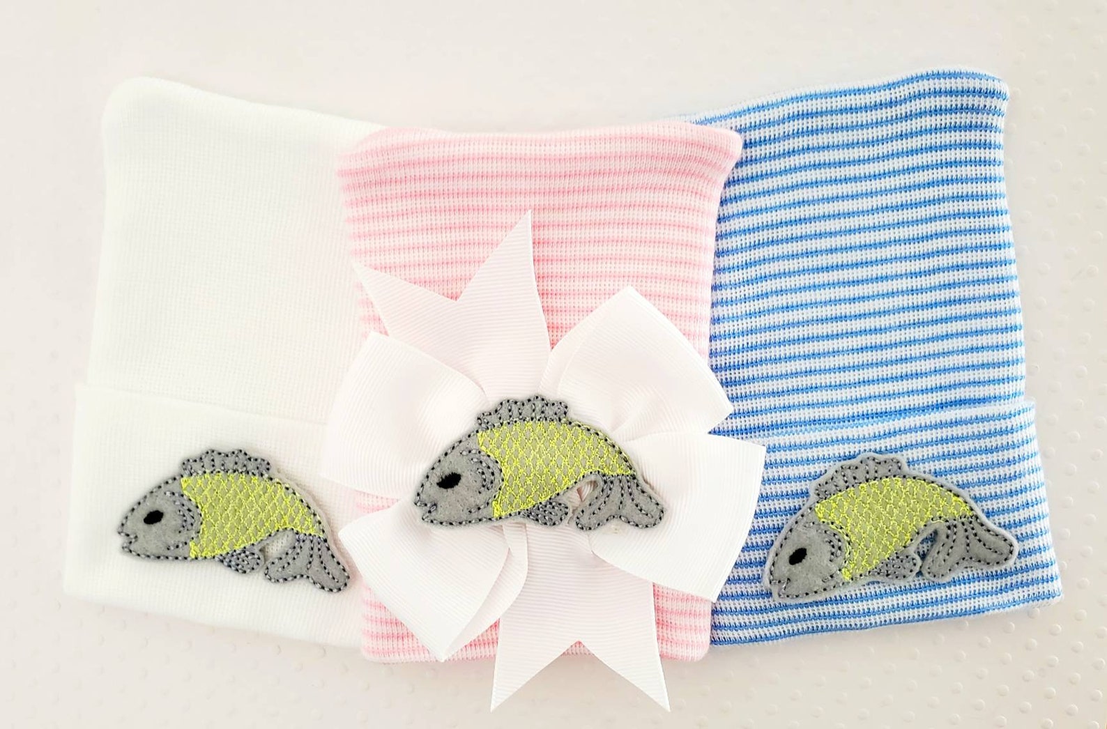 Newborn fish Hospital Hat baby girl fish hat baby boy fish Etsy