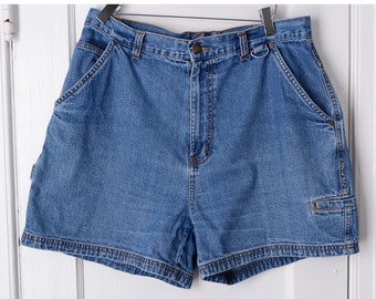 Size 12/33" Waist | Carpenter denim minimalist utilitarian shorts | Bill Blass Jeans