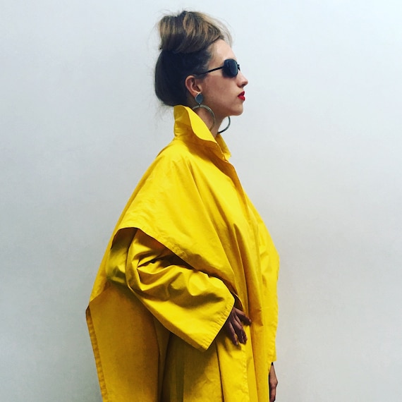Jungle Jap (Kenzo 70s brand) Yellow Cotten double
