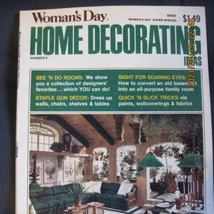 Vintage Woman&#39;s Day Home Decorating Magazine: Retro DIY Projects, May/June 1980. Home, lifestyle.