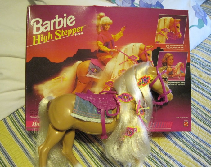 Vintage Barbie High Stepper Horse. Works. Walks, Prances, Moves. Saddle