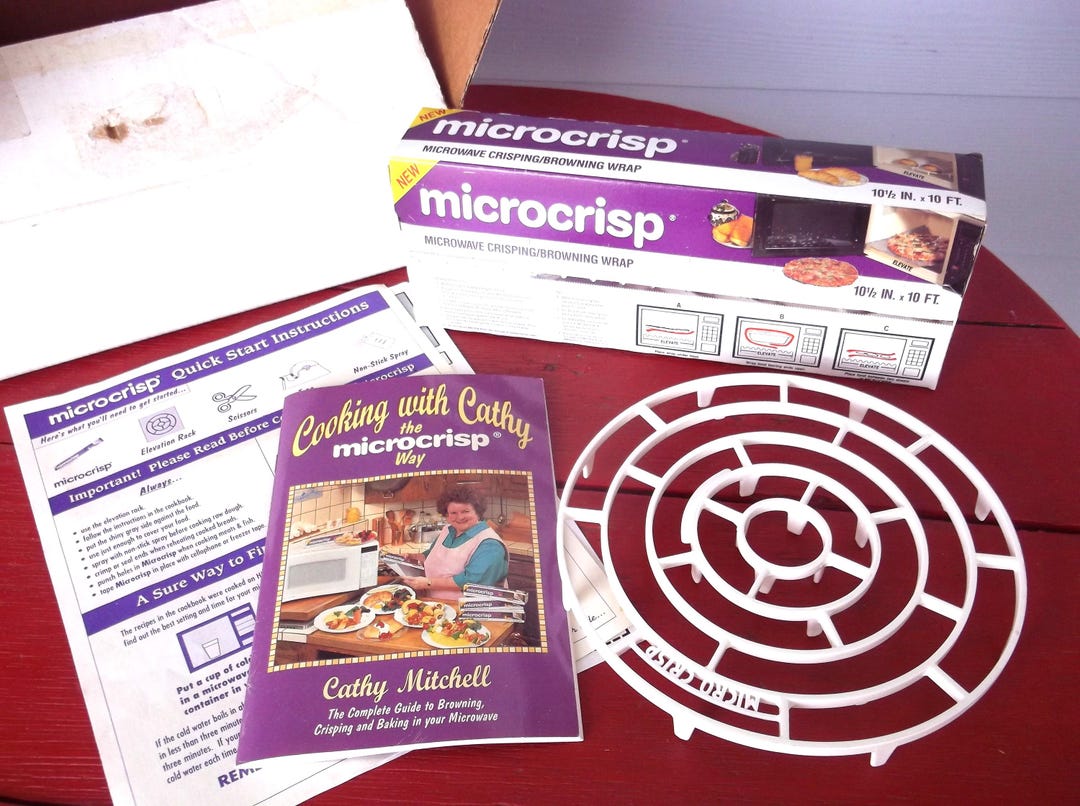 Vintage Cooking With Cathy the Microcrisp Way: NIB Microwave Cooking ...