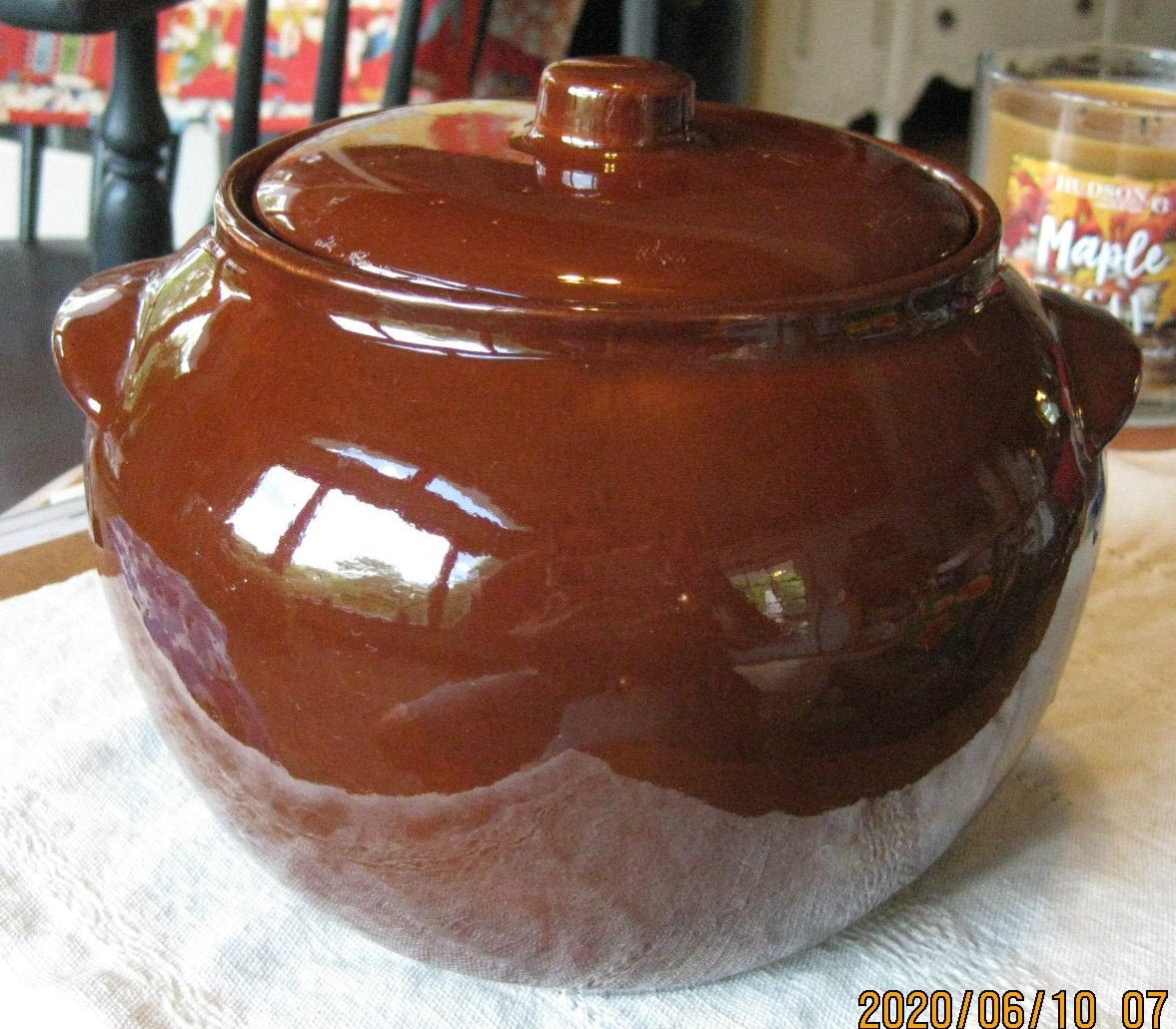 Pottery Craft Stoneware 2 QT Casserole w Lid #503 Brown Oven Microwave –  Shop Thrift World