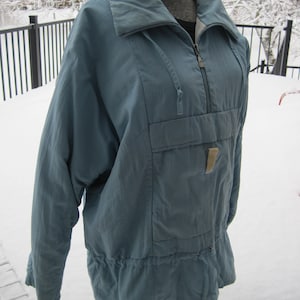 Vintage Coolset Ski Jacket: 1980s Finnish Pastel Blue Padded Pullover