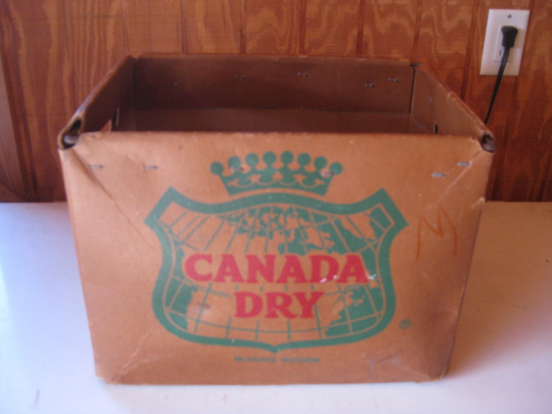 Vintage Canada Dry Ginger Ale Soda Crate Vintage Case Pop Etsy