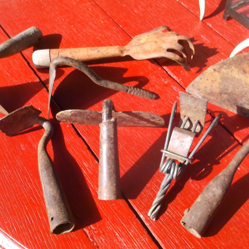 Antique Garden Implements - Etsy