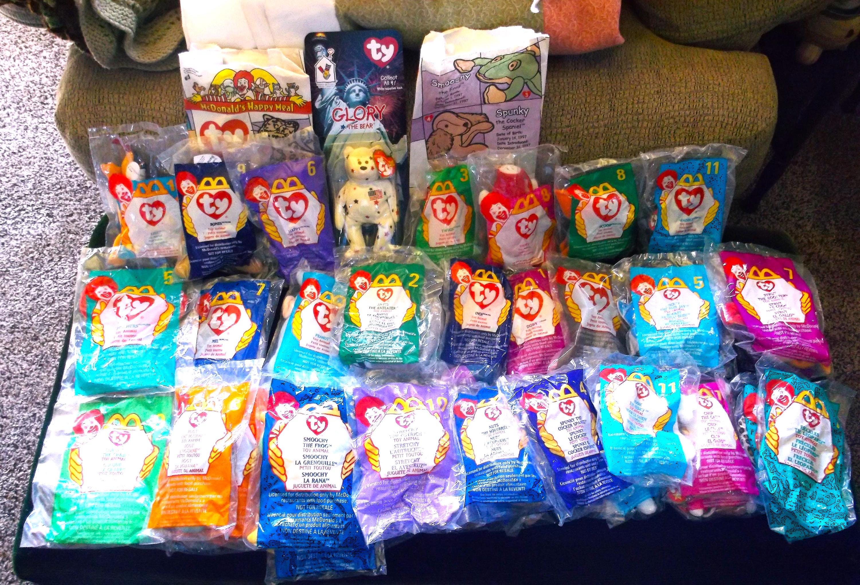 マクドナルド 1996年 ティーニービーニーベイビーズ　ぬいぐるみ 全10体 マクドナルド（ぬいぐるみ）のフリマアイテム一覧