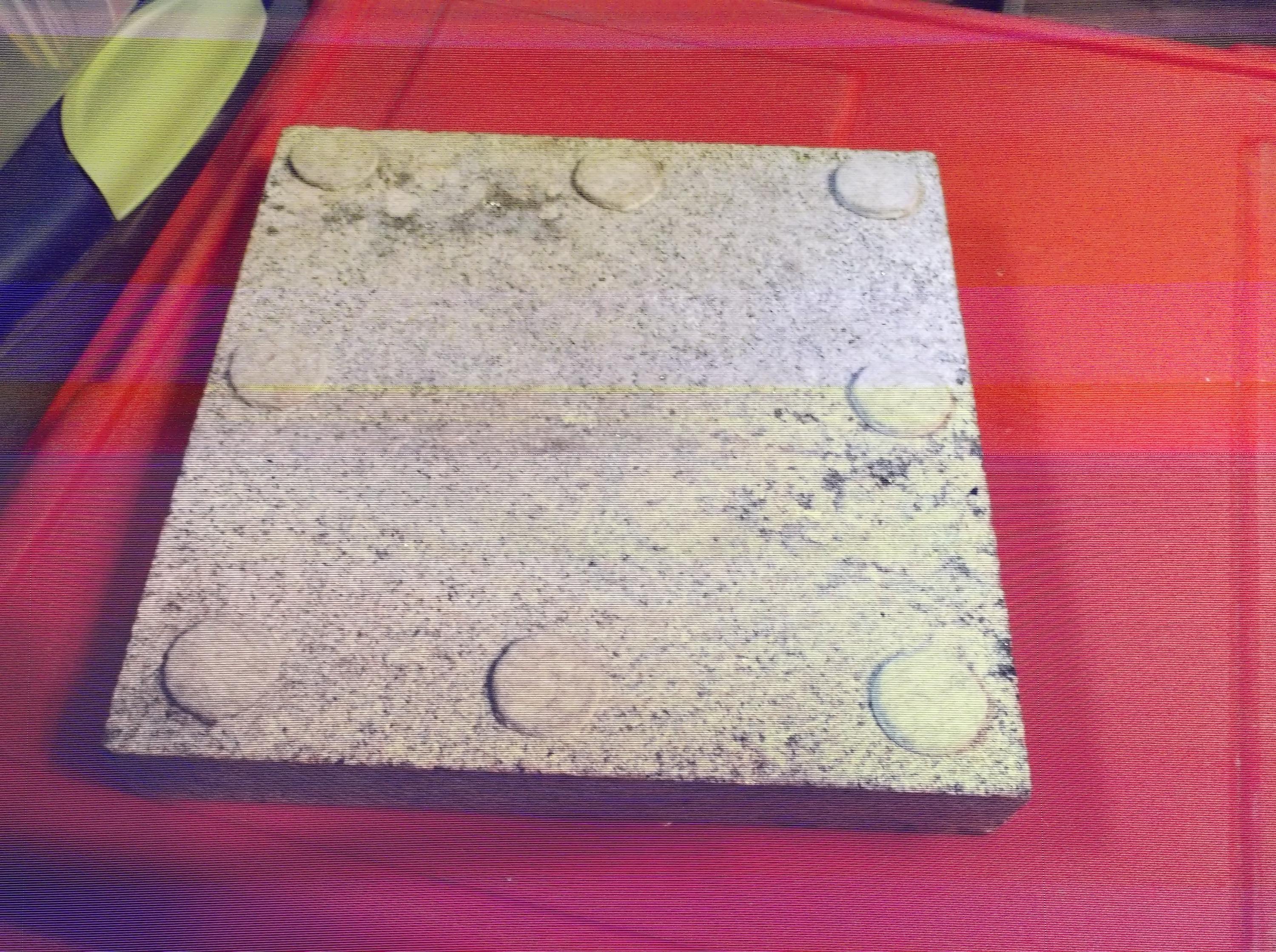 Cork Risers Chiseled Edge Granite Cheese Board: Stone Riser W/ Wine Cork Legs ...