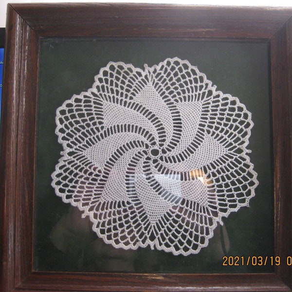 Framed Doily - Etsy