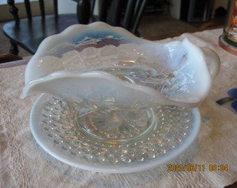 フェントン オパールセント キャンデイディッシュ フェントンブルー オパールセント ホブネイル 5.5インチ キャンディ