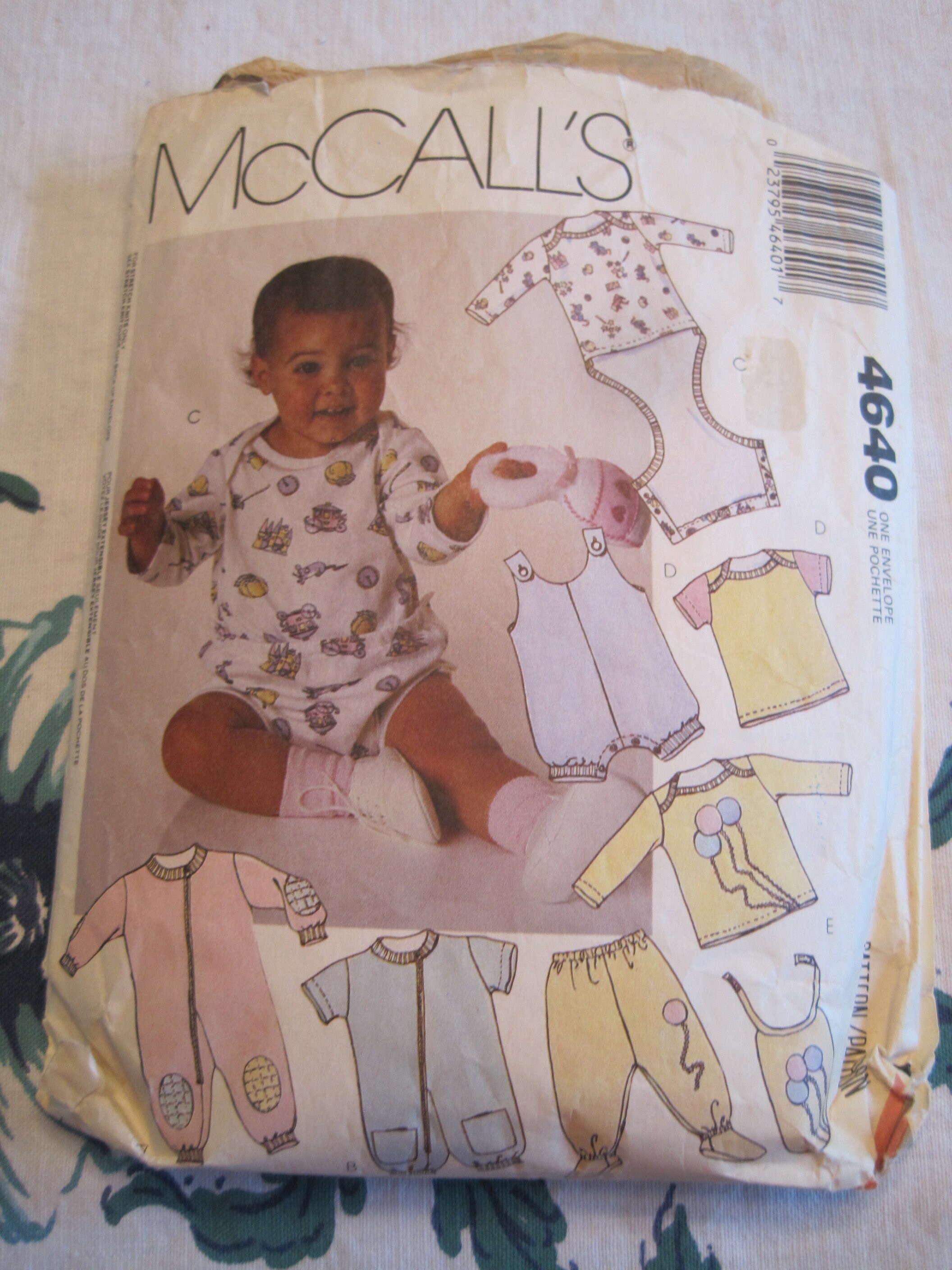 McCall Pattern 4640: 1920s Cute Toddler Girls Coat Size 2 Vintage