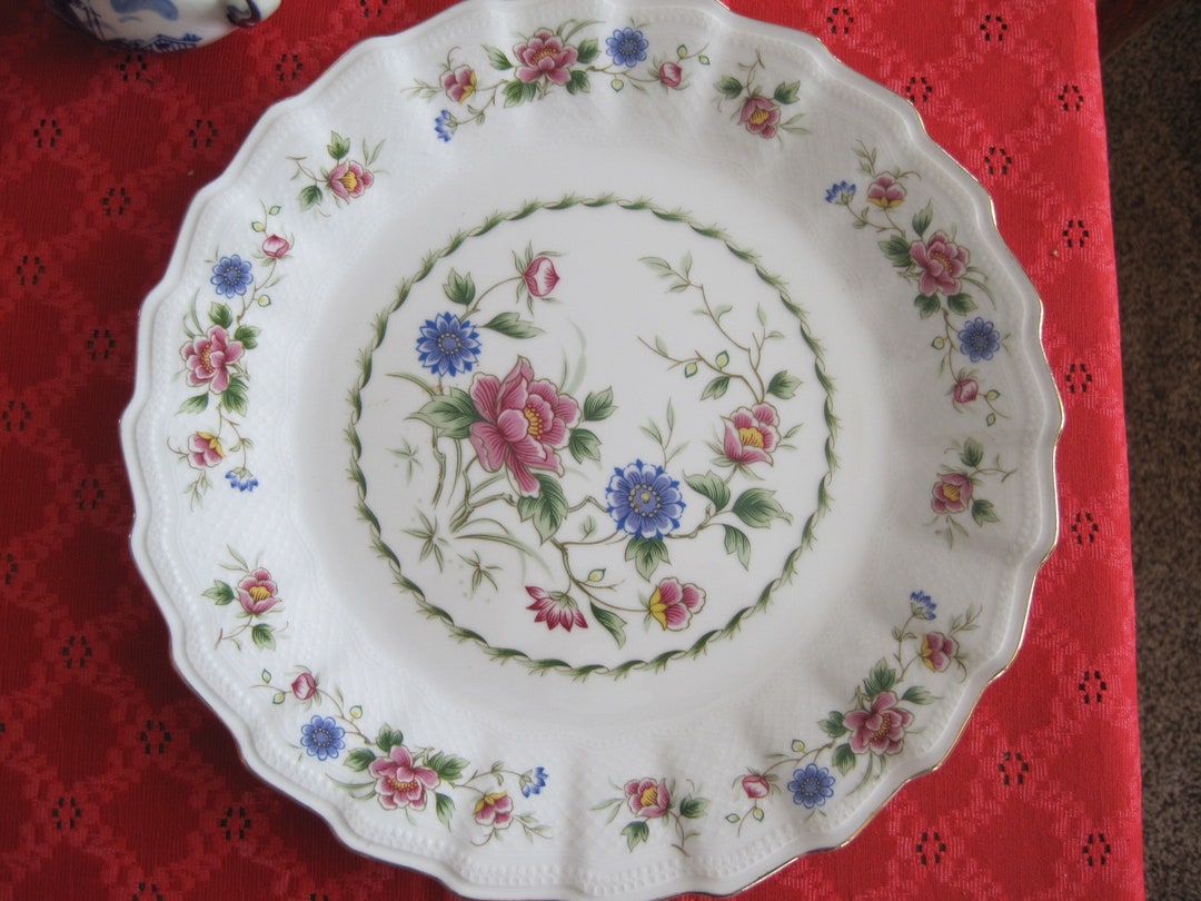 Plat à Gâteau Floral 