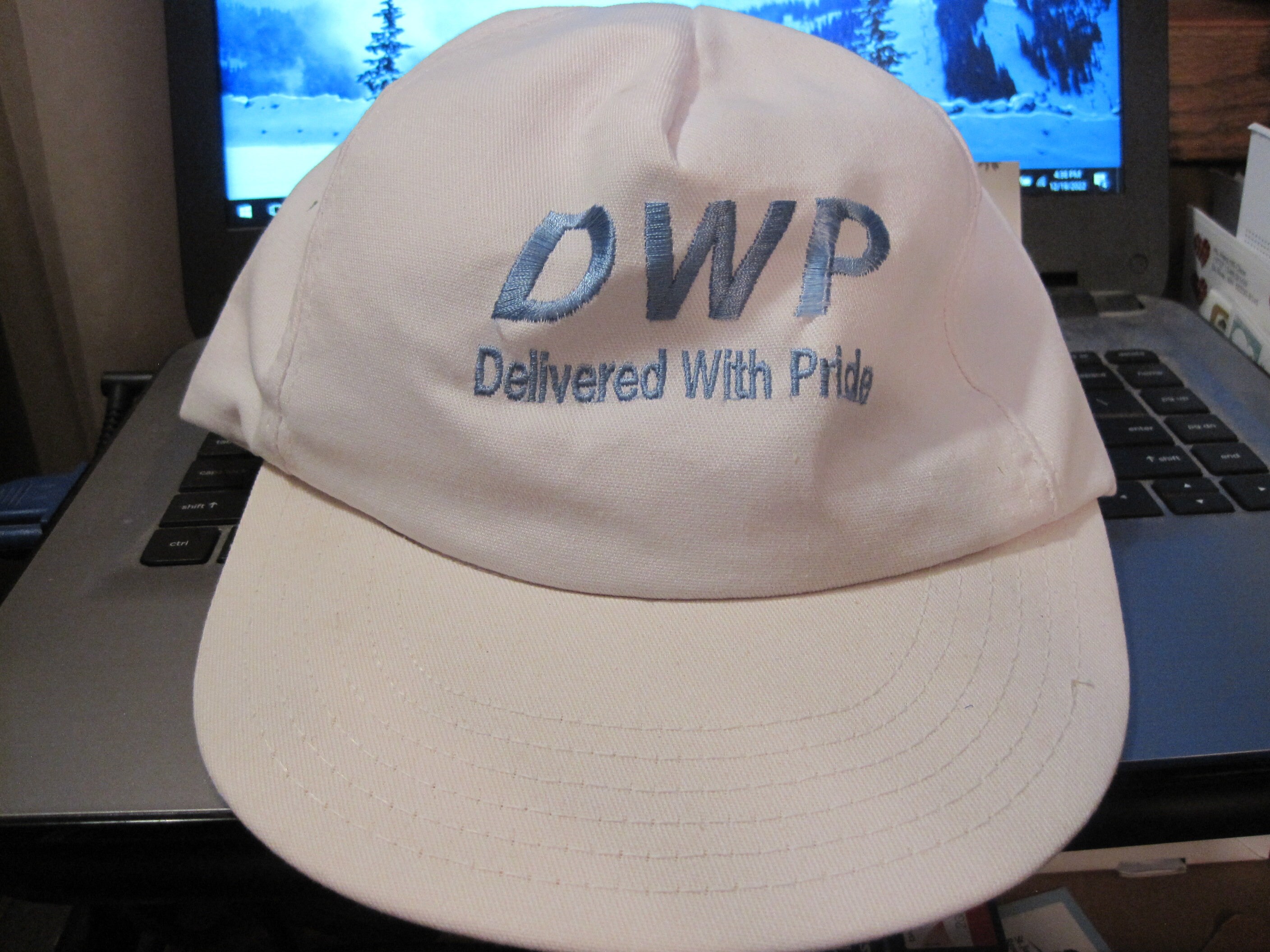 DWP Railroad Cap White Canvas Hat 1990 Duluth Winnipeg & - Etsy