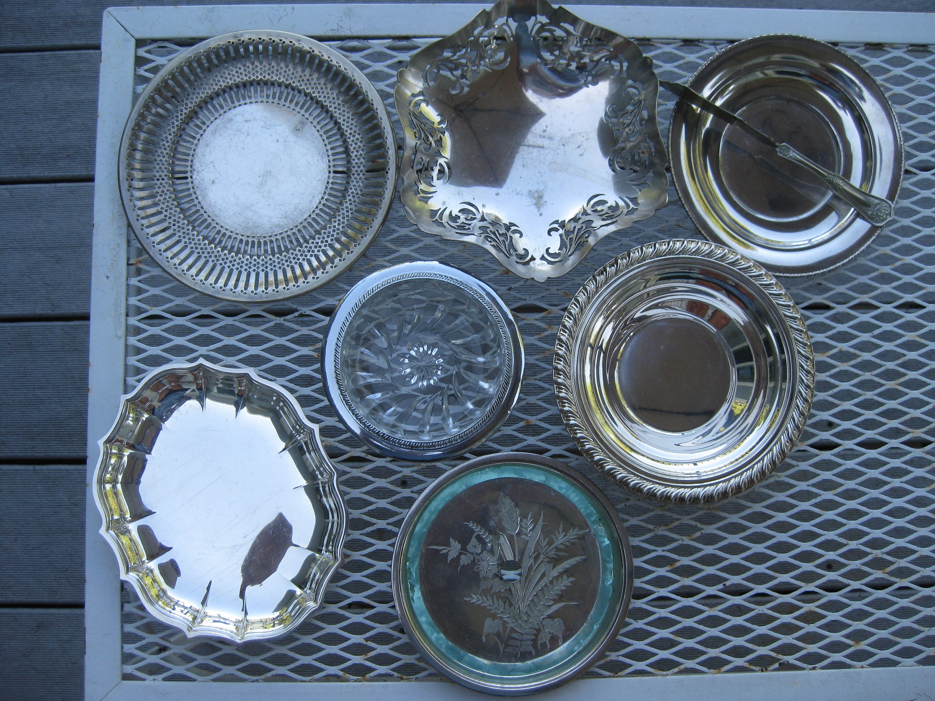 Chippendale silver tray - Etsy 日本