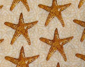 3 Decoupage Paper Cocktail Napkins Natural Starfish