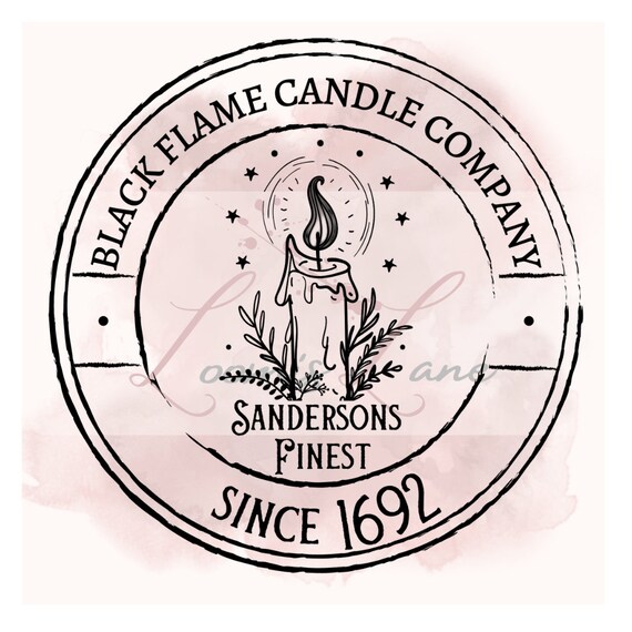 Black Flame Candle Co. Image PNG Etsy