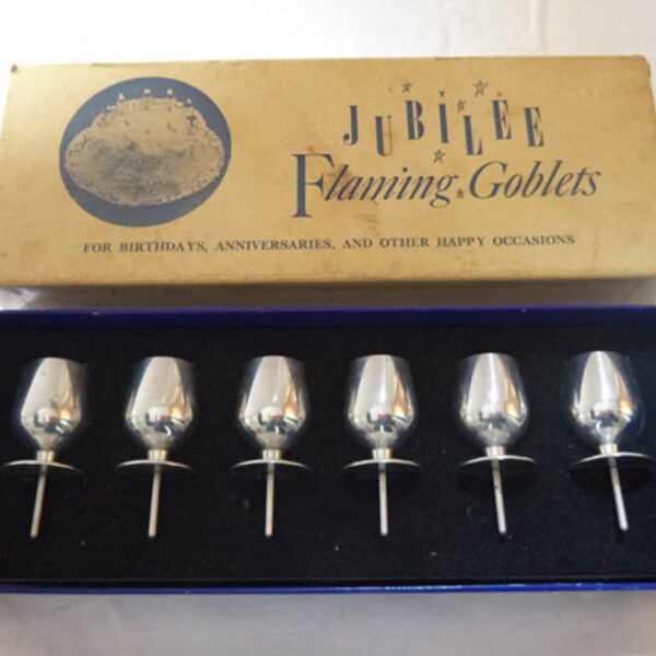 Jubilee Flaming Goblets from the 1950's