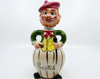 Vintage Ceramic Figural Bottle Scotsman Scotch Decanter - Noritake for Giftcraft Toronto