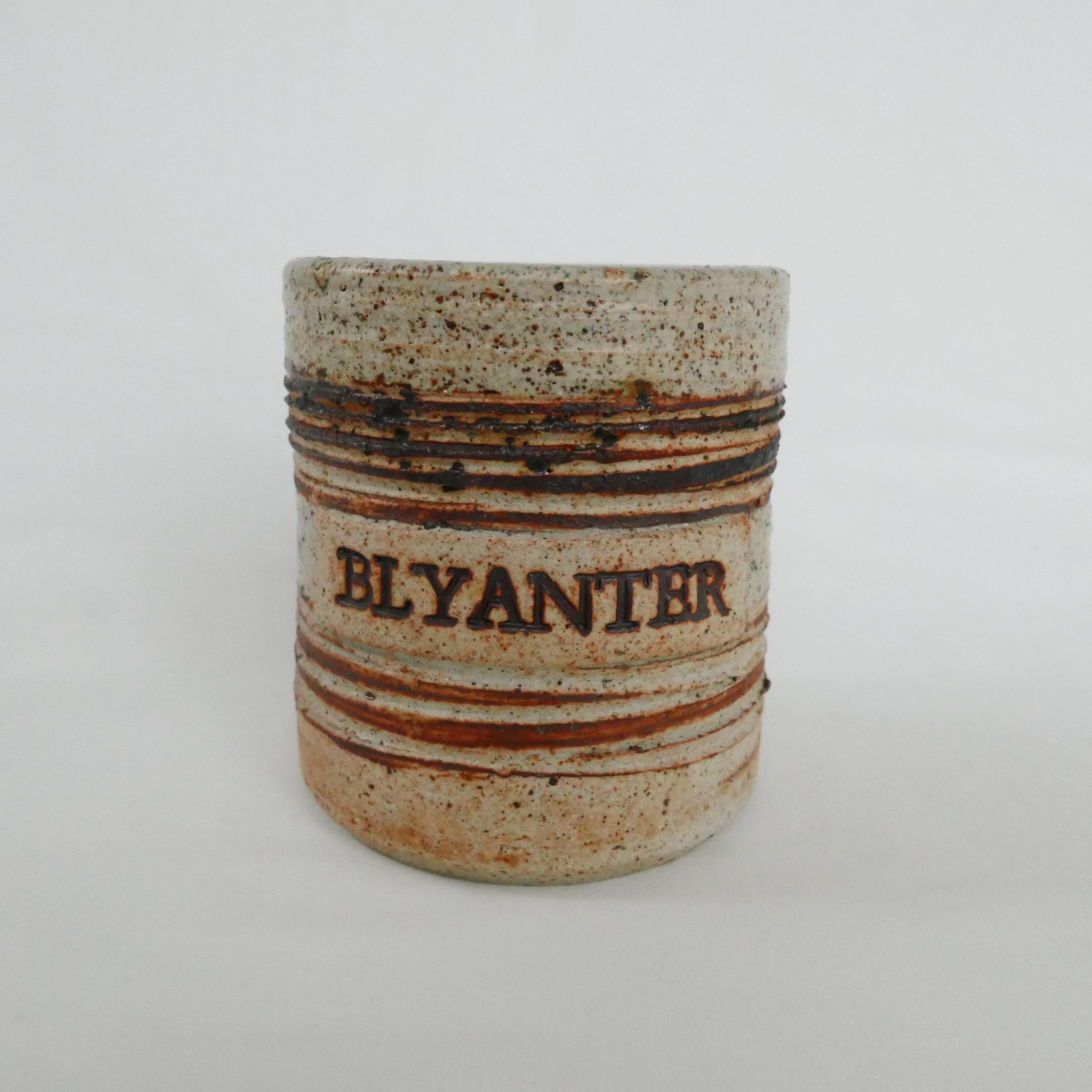 Vintage Tue Poulsen Stoneware Pencil Holder Jar BLYANTER - Denmark