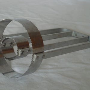 Vintage Aluminum Donut Cutter with Serrated Edge image 3