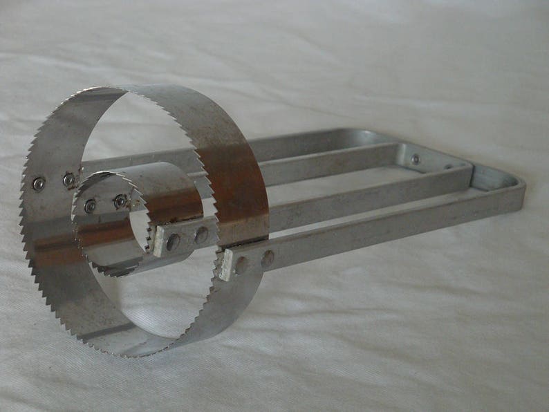 Vintage Aluminum Donut Cutter with Serrated Edge image 3