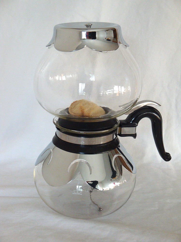 Vintage Silex Vacuum Coffee Maker Percolater Cory Pyrex 
