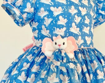 Luna Fairy Kitty Dress with a Pocket Fairy Kitty