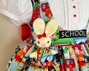 School Days Dress with Pocket Bunny multiple sizes available