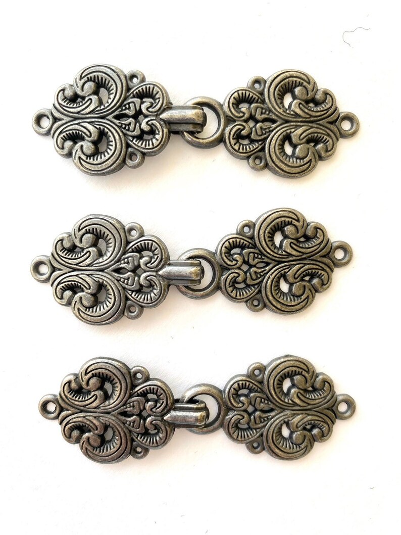 Set of One Norwegian style sweater clasp Scandinavian Nordic Etsy