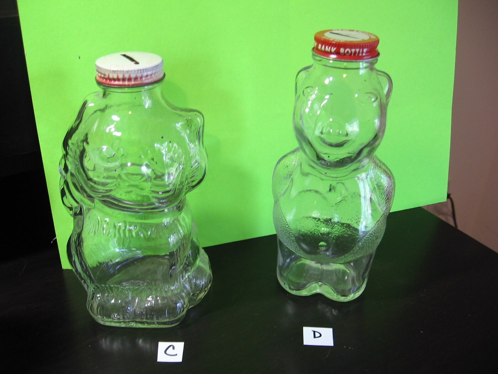 BOTTLE 5 Choices Coca Cola Stopper PIGGY Bank Bear Pig Etsy