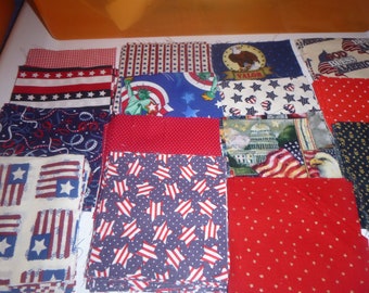  42 Pieces Christmas Fabric Bundles Sewing Quilting