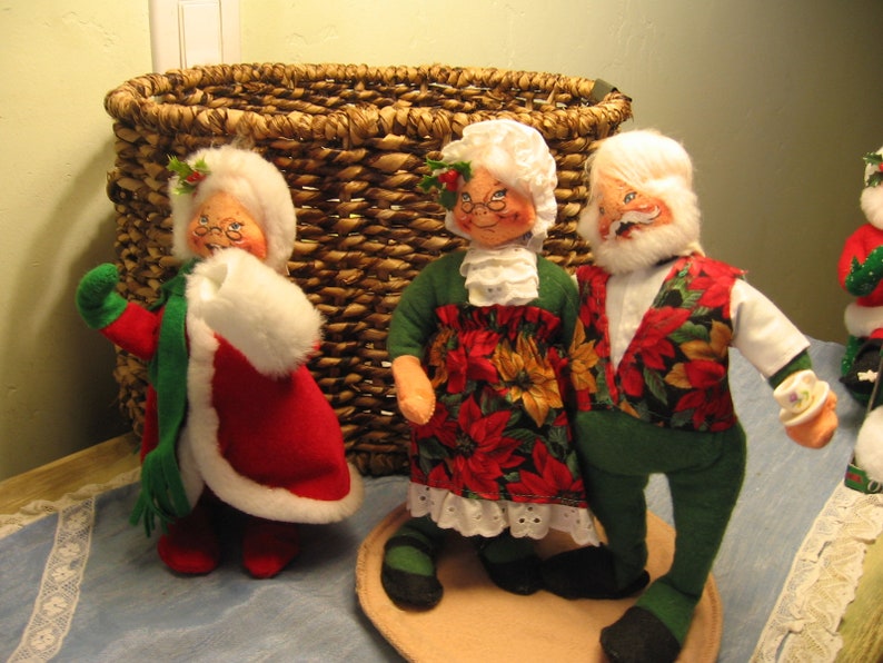 annalee santa and mrs claus dolls