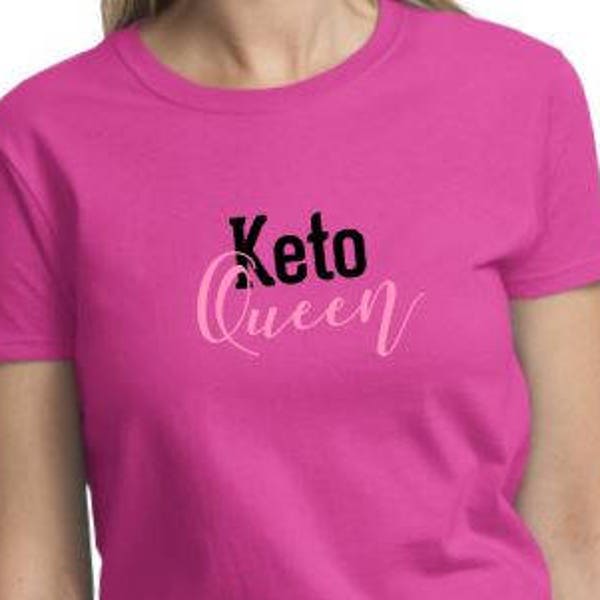 keto t-shirt, low carb t-shirt, keto queen, bacon t-shirt, healthy t-shirt, keto lover, keto lifestyle, meat lover, diet t-shirt