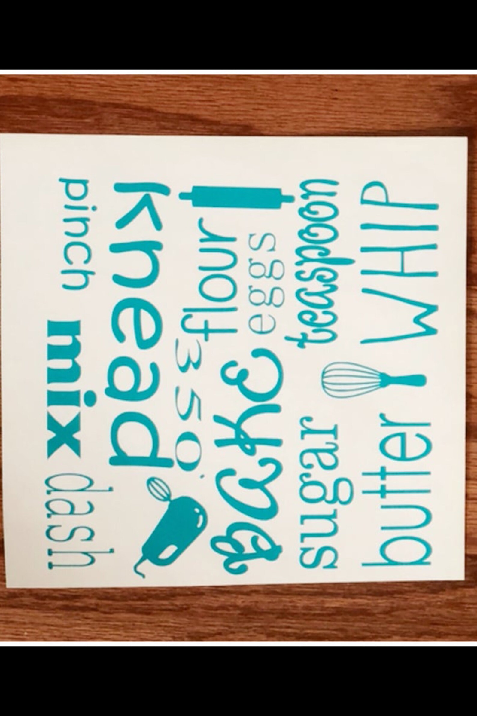 Personalized Kitchen Aid Decal - Etsy