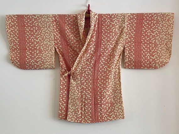 Vintage Japanese Kimono Jacket - Haori - Cream Oh… - image 1