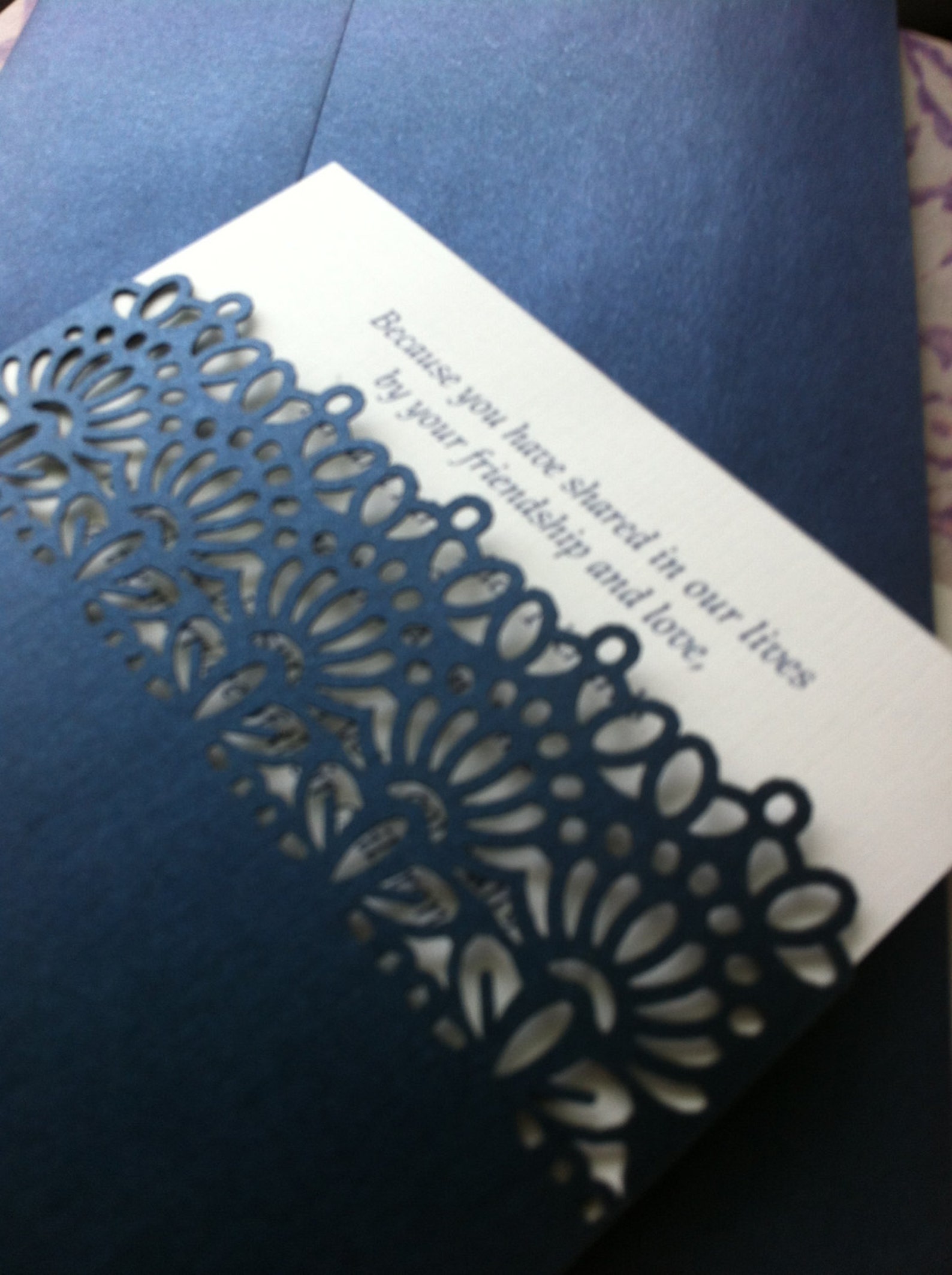 Laser Cut Wedding Invitations Die Cut Wedding Invitations Etsy