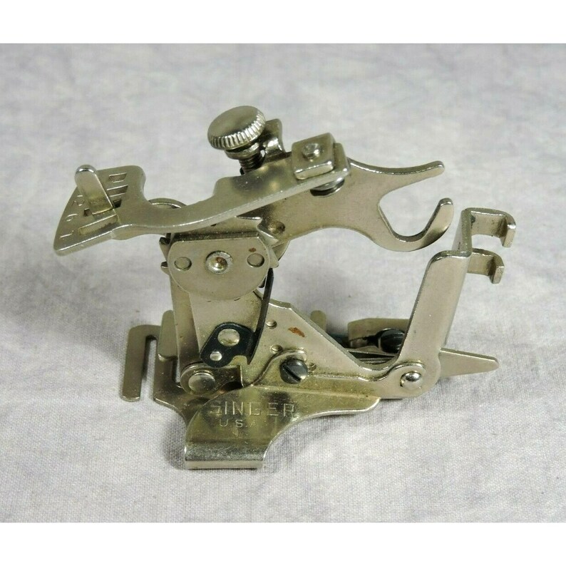 Singer Sewing Machine Ruffler Foot Attachment Vintage 160629 Etsy