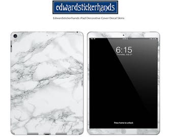 iPAD Decorative Decal Cover Skin - Carrara Marble Pattern!