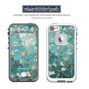Lifeproof Case Decorative Cover Skin Decal for iPhones- Van Gogh Blossoming Almond Tree Pattern!