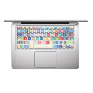 MacBook Keyboard Decal Stickers WASHI PATTERNS v.2 image 2