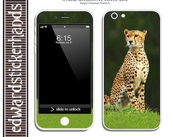 iPhone Decorative Cover Skin- Regal Cheetah Pattern!