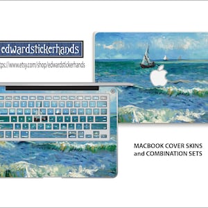 MacBook Cover Skin and Combination Sets - Van Gogh Seascape Near Les Saintes Maries De La Mer!!