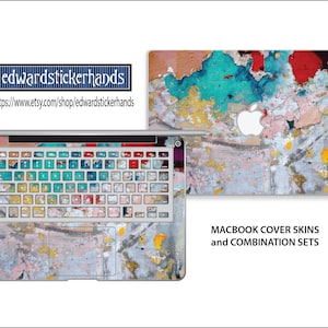 MacBook Cover Skin and Combination Sets -  Colorful Graffiti Grunge Abstract Pattern!