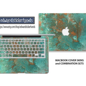 MacBook Cover Skin and Combination Sets - Rusty Copper Metal Pattern!