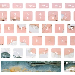 Abstract Decay Macbook Keyboard Decal Stickers